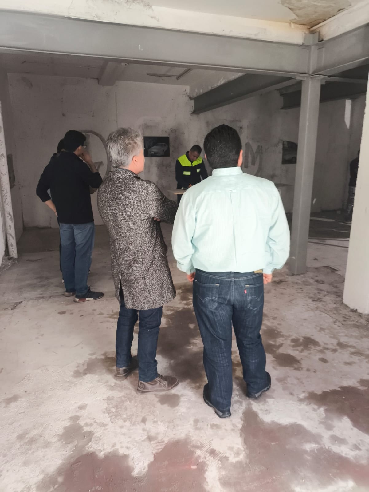 Recorrido de supervisión en la obra
